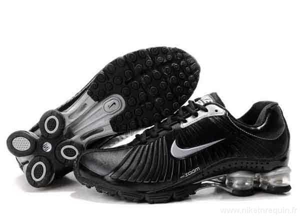 Nike Shox R4 Mens 625 Gris Noir